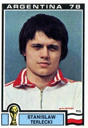 Stanisław Terlecki's 1978 World Cup Panini Card