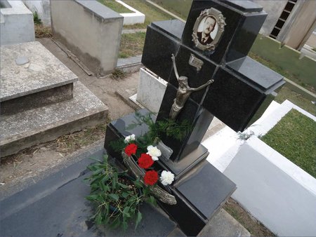 Florian Czarnyszewicz’s grave at the cemetery in Villa Carlos Paz, Argentina