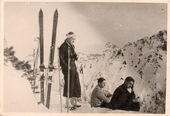 During the trip in the Tatra Mountains, 1936