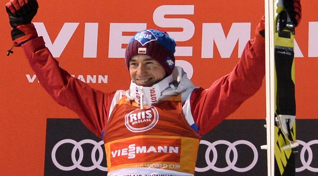 Poland's Kamil Stoch sets hill record to win at Trondheim