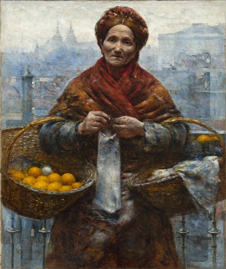 Aleksander Gierymski - Żydówka z pomarańczami
