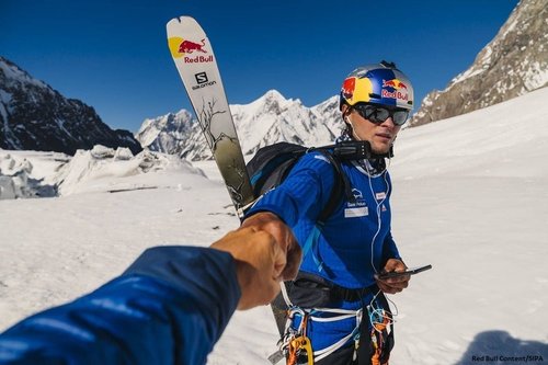 Andrzej Bargiel after K2 descent