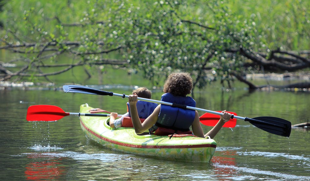 Kayaking on the Drawa 