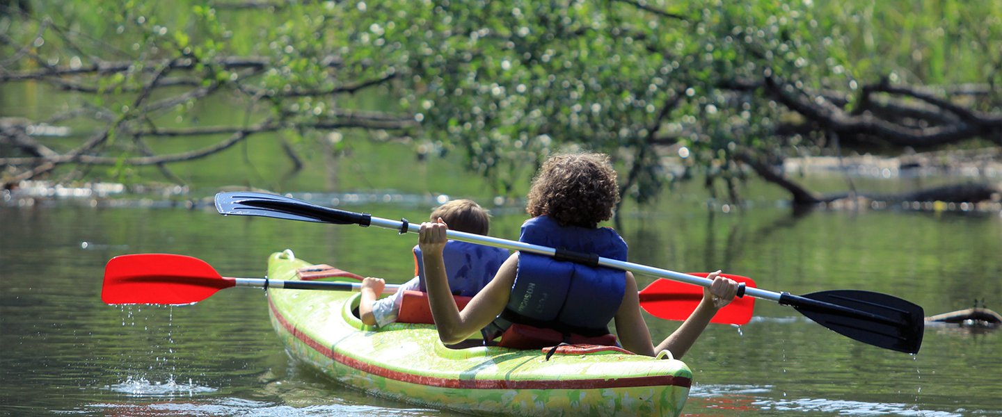 Kayaking on the Drawa 