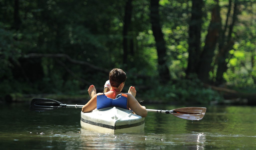 Kayaking through Poland