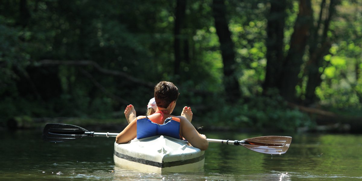 Kayaking through Poland