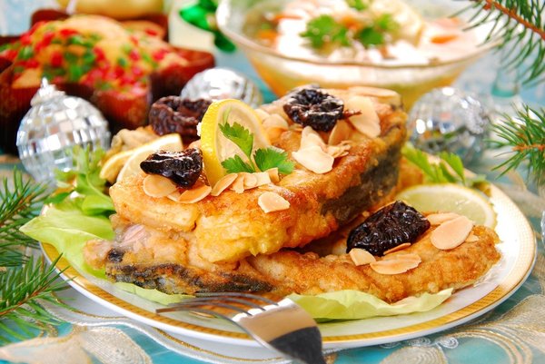 Fried carp - Christmas Eve dish