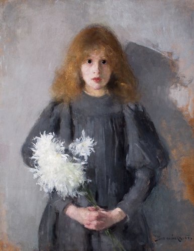 Girl with Chrysanthemums, 1894