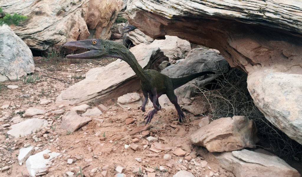 Poles open dinosaur park in the US