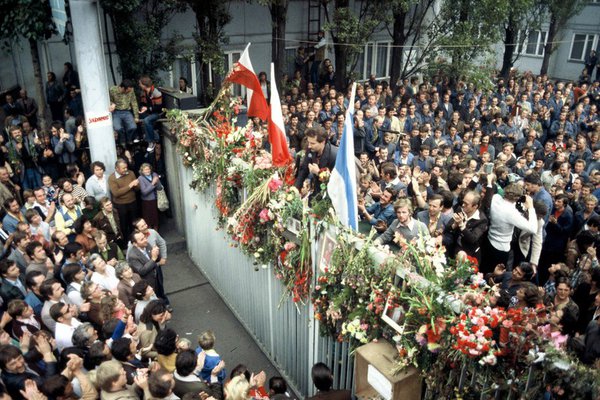 Strike in Gdank Shipyard, 27.08.1980