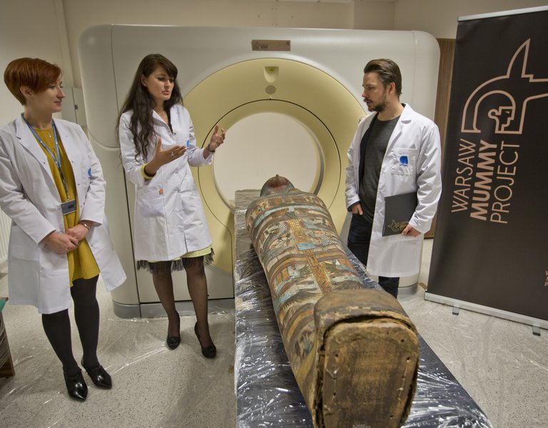 Polish scientists probe Egyptian mummies